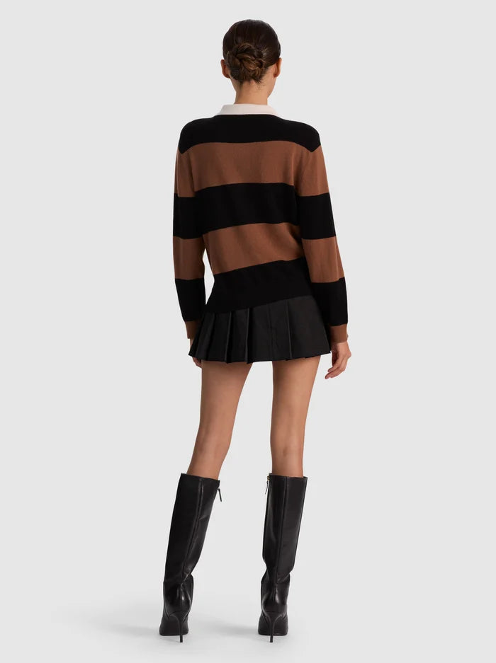 TILLIE CASHMERE POLO-ALICE + OLIVIA