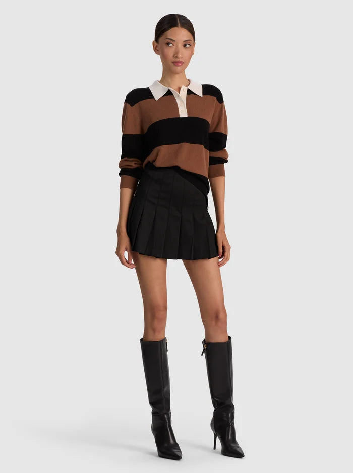 TILLIE CASHMERE POLO-ALICE + OLIVIA