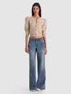 DOLLIE PUFF SLEEVE CARDIGAN-ALICE + OLIVIA