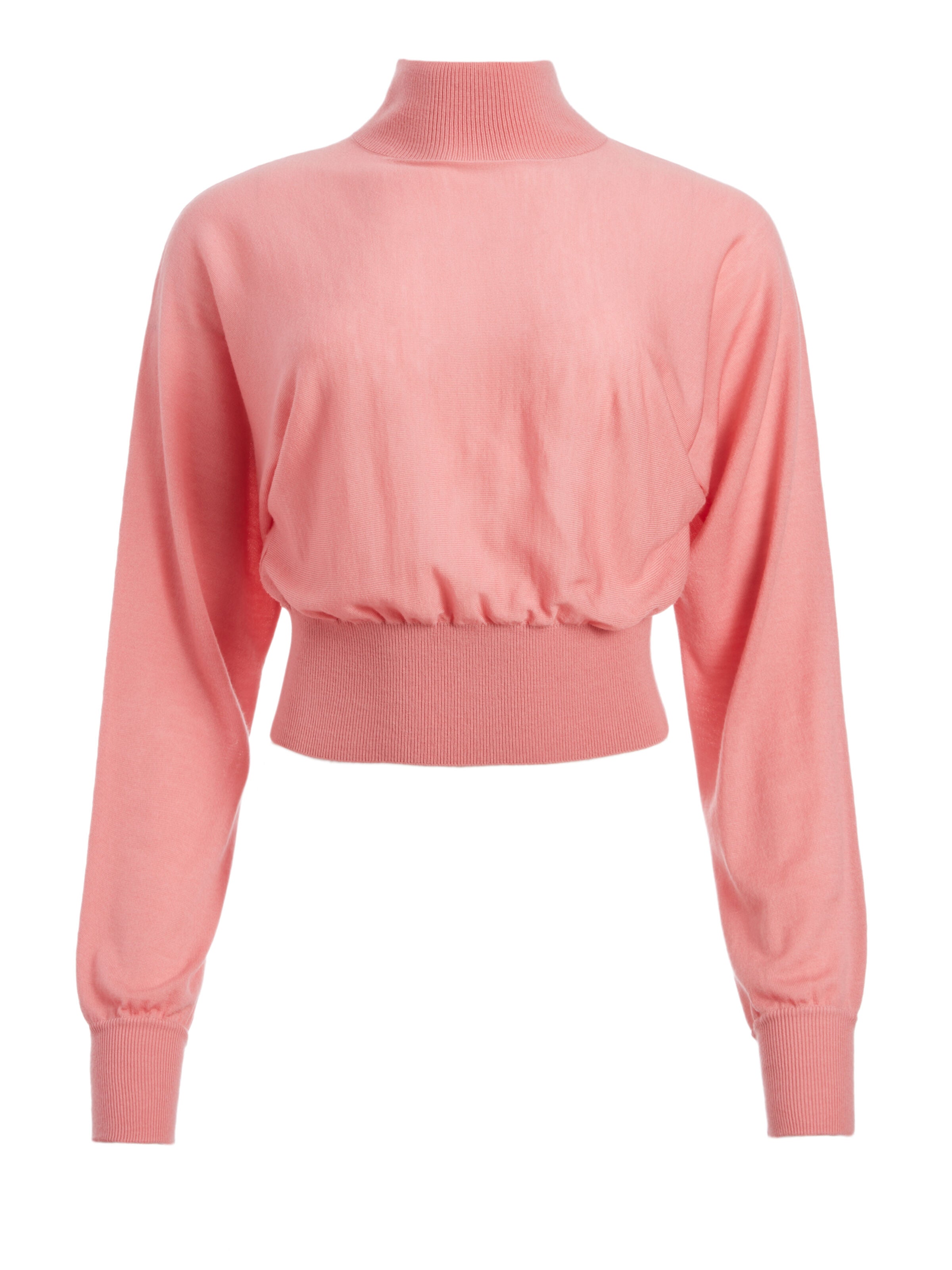 DIA CROPPED SWEATER-Black-ALICE + OLIVIA