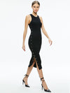 LALITA SIDE SNAP MIDI DRESS-ALICE + OLIVIA