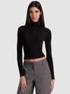 ROBERTA RIBBED TURTLENECK-ALICE + OLIVIA