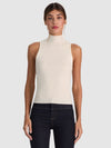 DARCEY WOOL SLEEVELESS TURTLENECK-ALICE + OLIVIA