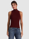 DARCEY WOOL SLEEVELESS TURTLENECK-ALICE + OLIVIA