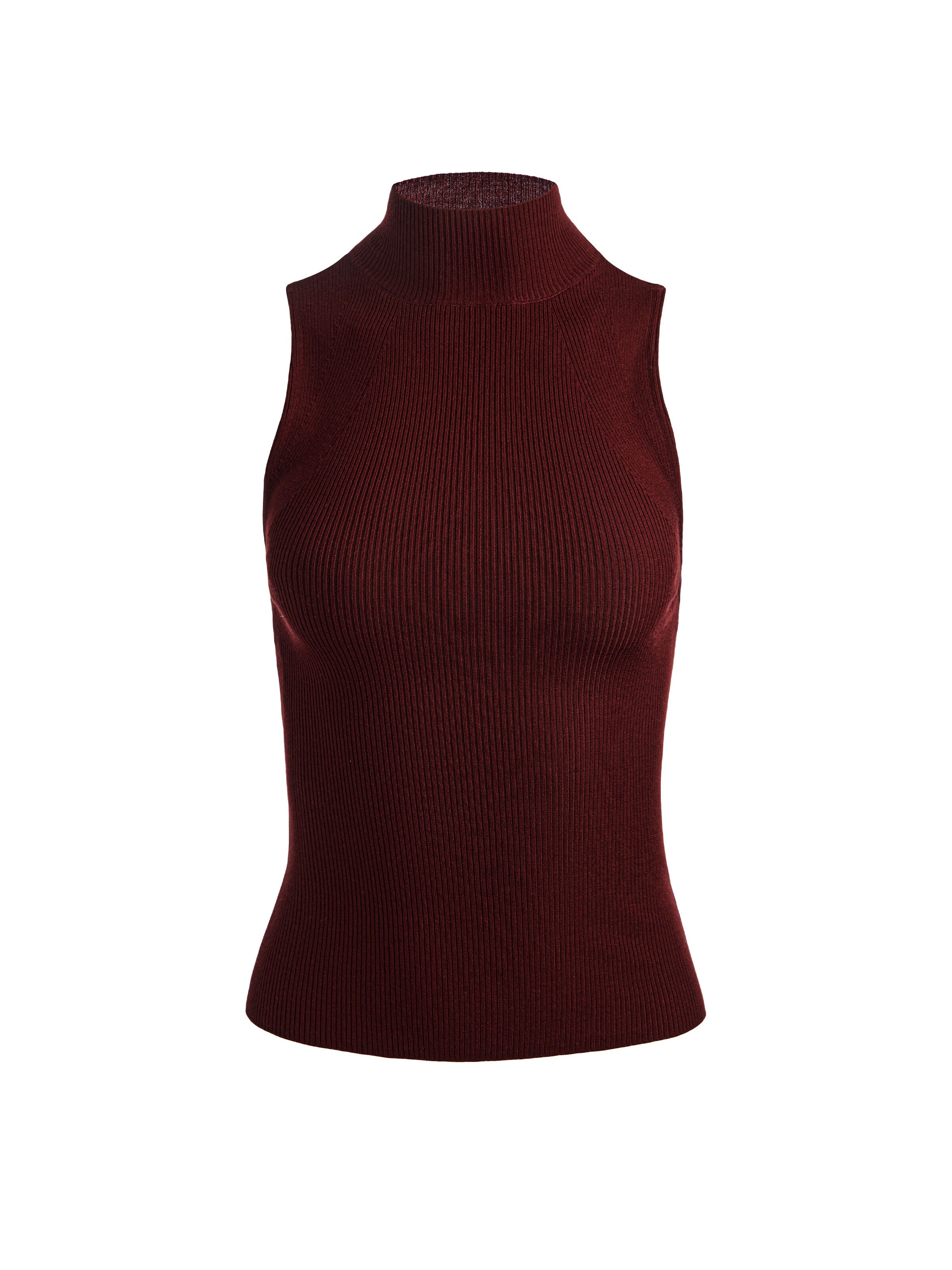DARCEY WOOL SLEEVELESS TURTLENECK-ALICE + OLIVIA