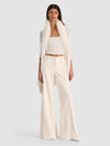 IZZY W FAUX FUR COLLAR-ALICE + OLIVIA