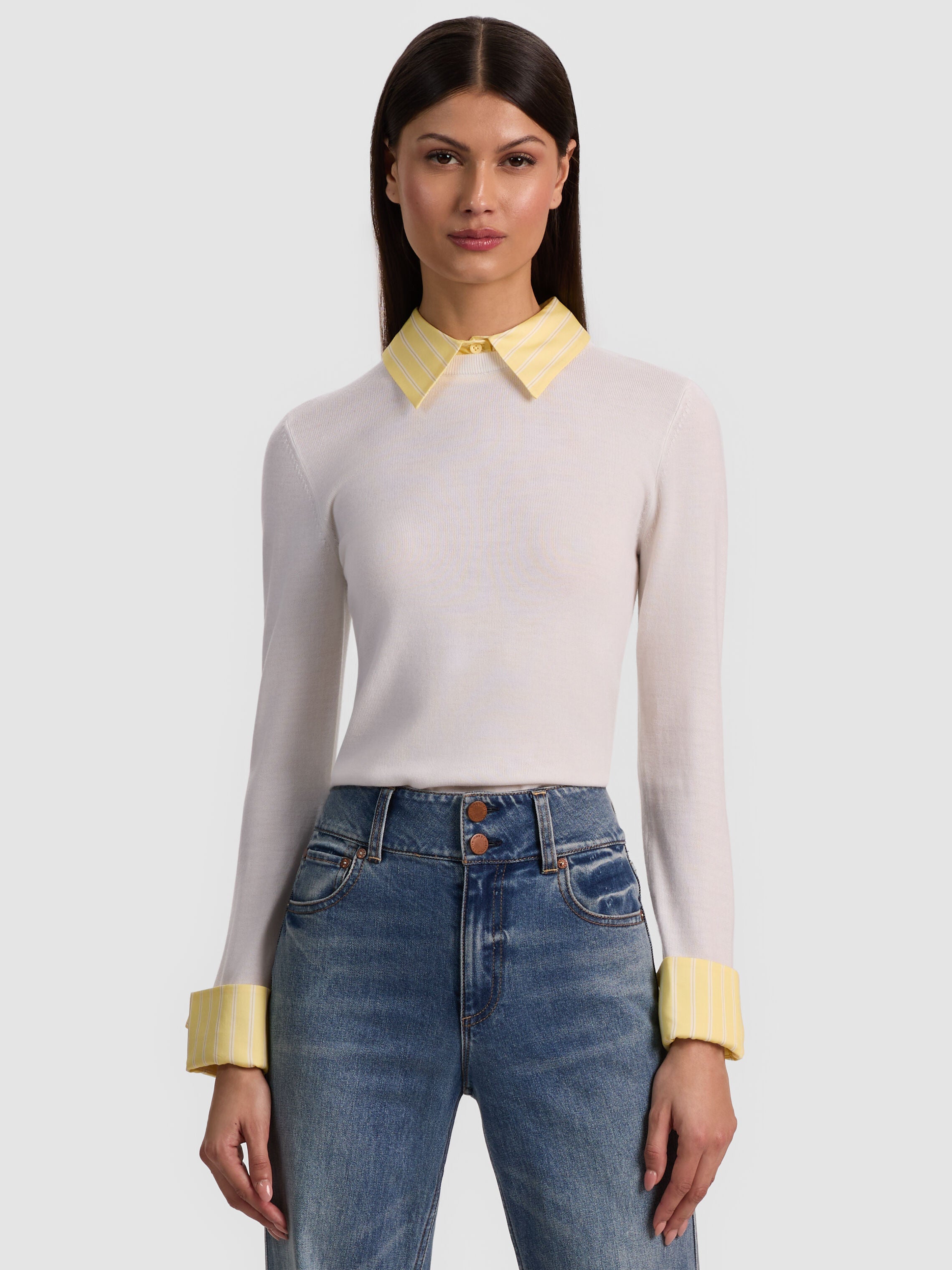 PORLA COLLARED SWEATER