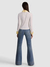 PORLA COLLARED SWEATER-SOFT WHITE/BUTTER-ALICE + OLIVIA