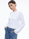 CIMARON CABLE KNIT SWEATER-ALICE + OLIVIA