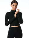 IRENA MOCK NECK RIB SWEATER-ALICE + OLIVIA