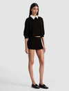 RHETT WOOL PULLOVER WITH DETACHABLE COLLAR-ALICE + OLIVIA