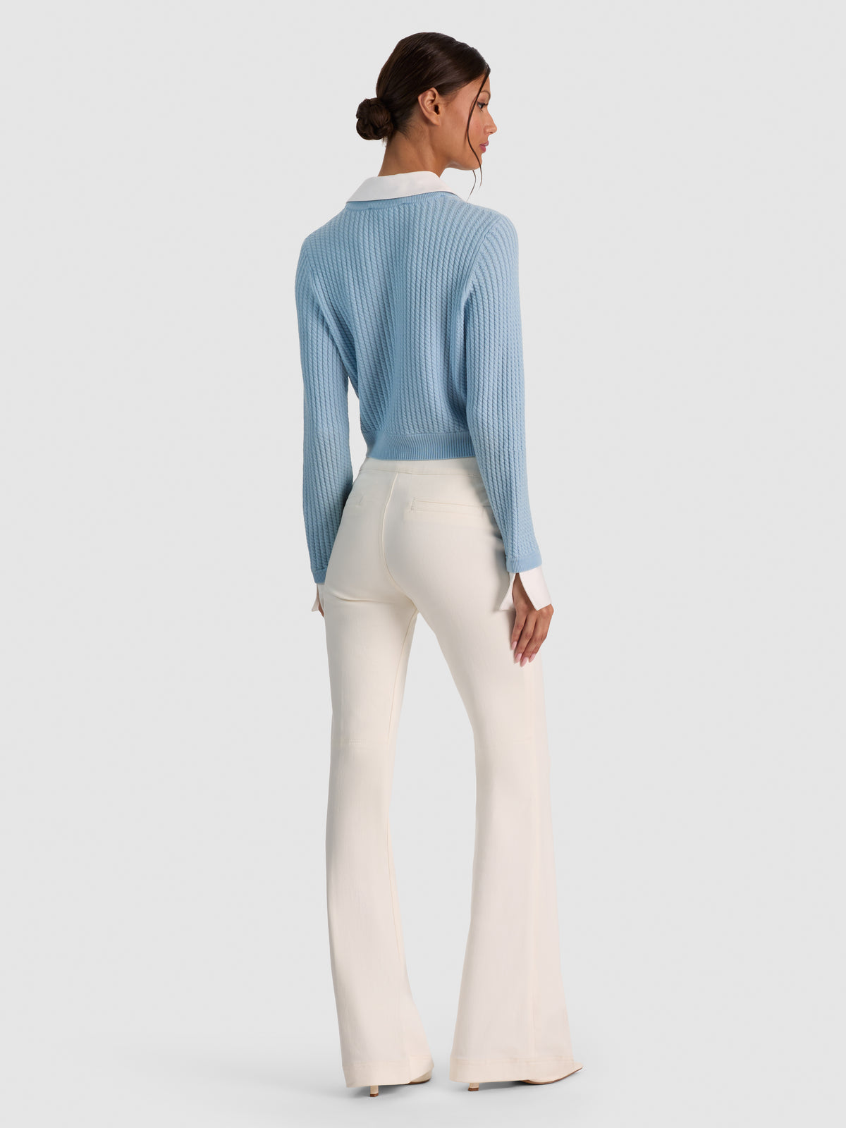 DOLLIE COLLAR AND CUFFS CARDIGAN-ALICE + OLIVIA