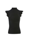 LAMARA TURTLENECK RUFFLE TANK-ALICE + OLIVIA