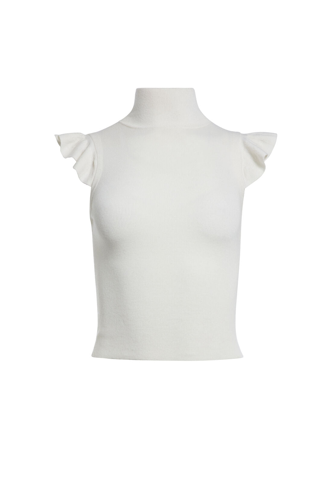 LAMARA TURTLENECK RUFFLE TANK-ALICE + OLIVIA