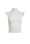 LAMARA TURTLENECK RUFFLE TANK-ALICE + OLIVIA