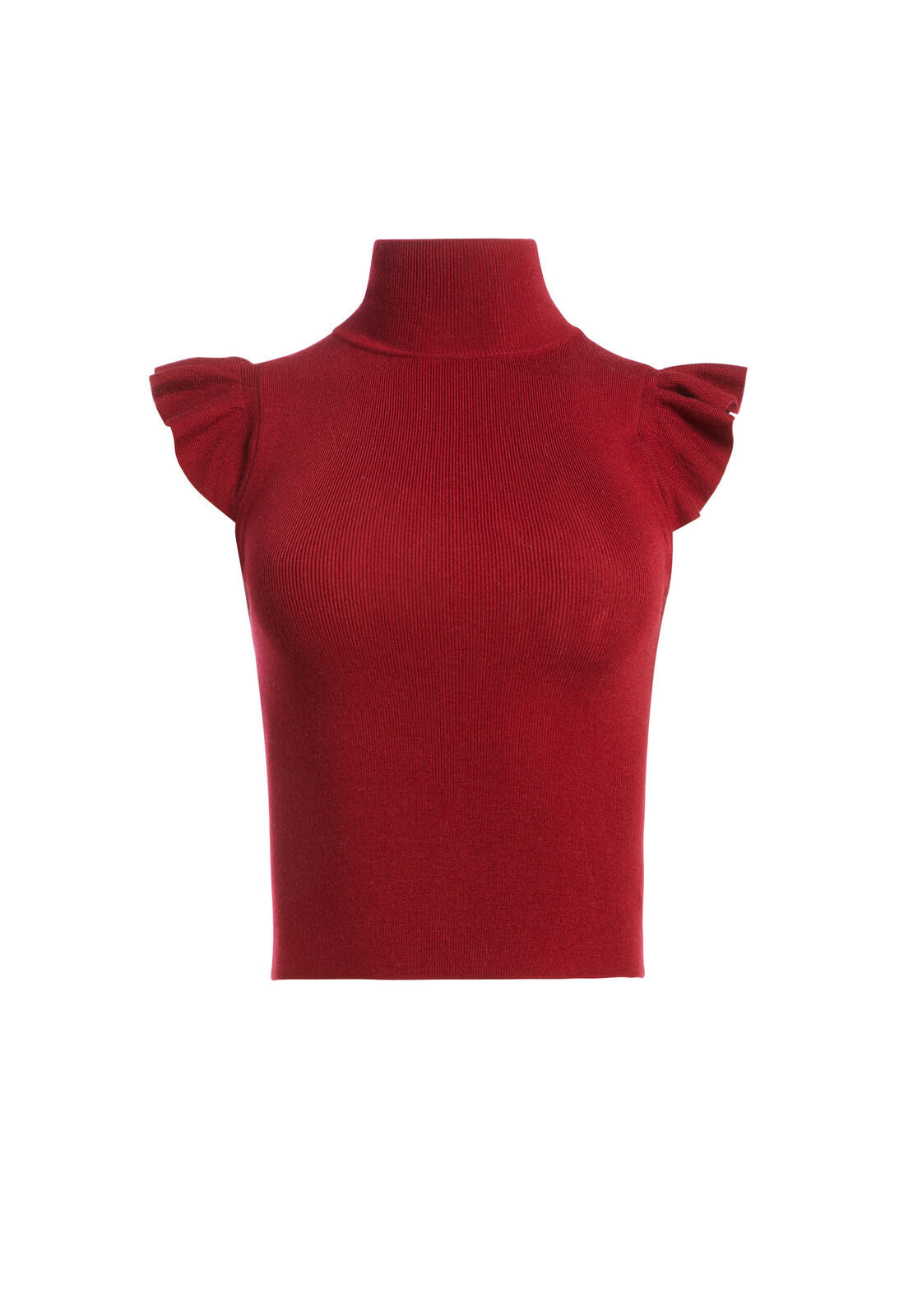LAMARA TURTLENECK RUFFLE TANK-ALICE + OLIVIA