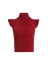 LAMARA TURTLENECK RUFFLE TANK-ALICE + OLIVIA