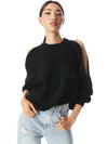 TERA CUTOUT SHOULDER PULLOVER-ALICE + OLIVIA