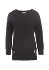 LETTIE ZIP HEM PULLOVER-ALICE + OLIVIA