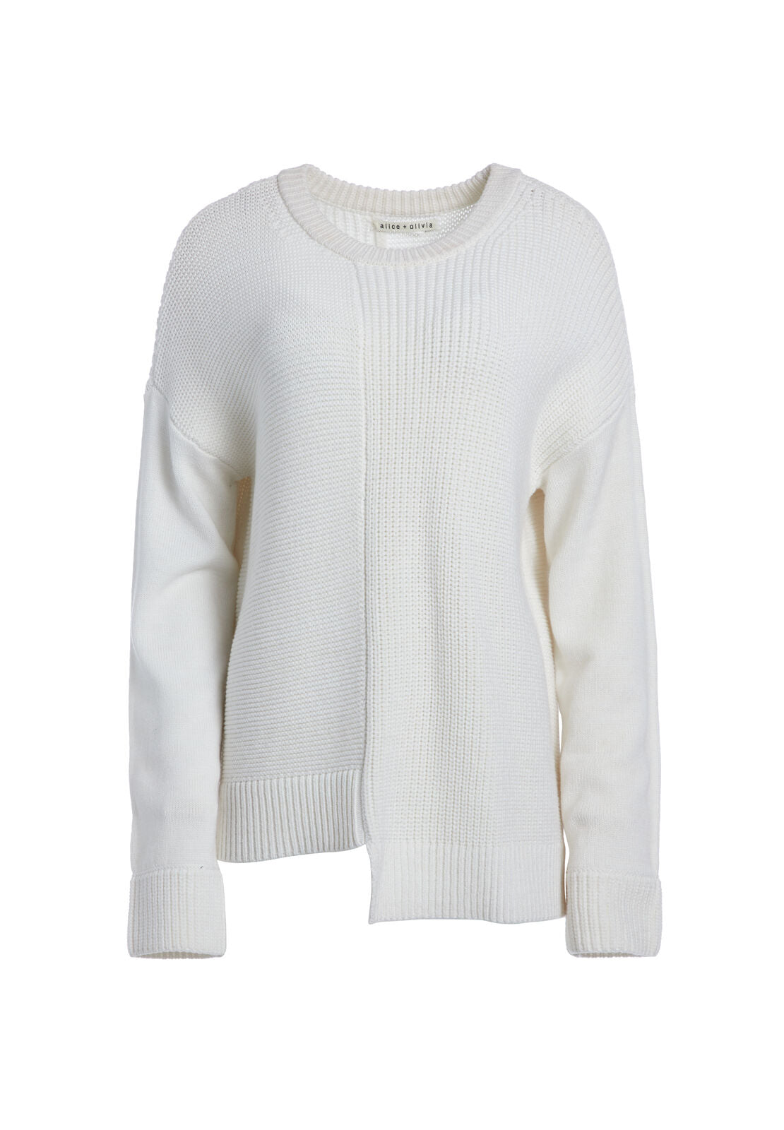 SPARROW CREWNECK PULLOVER-SOFT WHITE-ALICE + OLIVIA