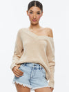 ALITA RELAXED V NECK PULLOVER-ALICE + OLIVIA