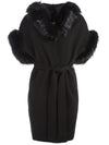SULLIVAN FUR TRIM VEST-ALICE + OLIVIA