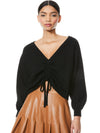 NORA REVERSIBLE DRAWCORD PULLOVER-ALICE + OLIVIA