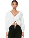 NORA REVERSIBLE DRAWCORD PULLOVER-ALICE + OLIVIA