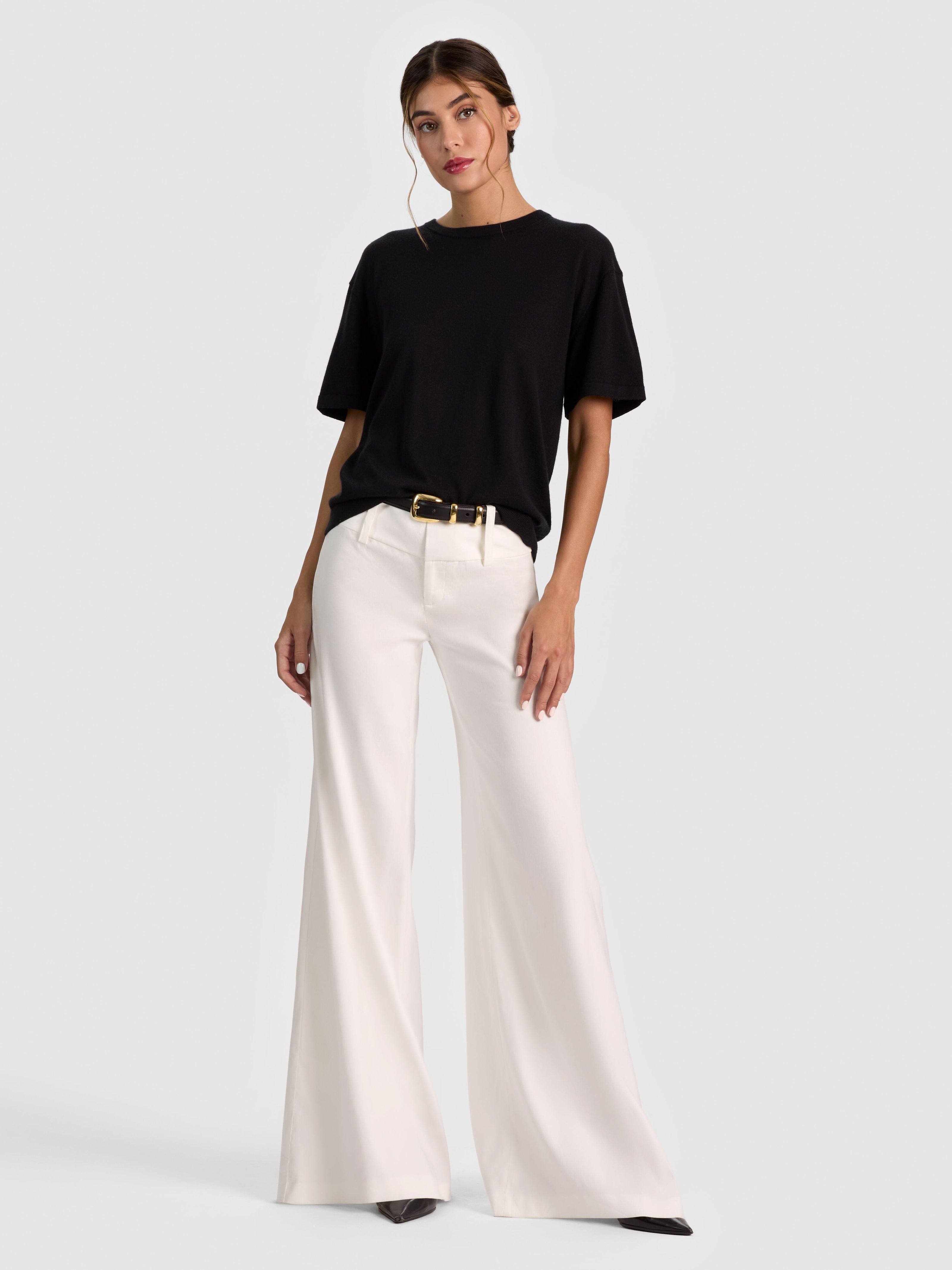 AMELIE CASHMERE KNIT TEE-ALICE + OLIVIA