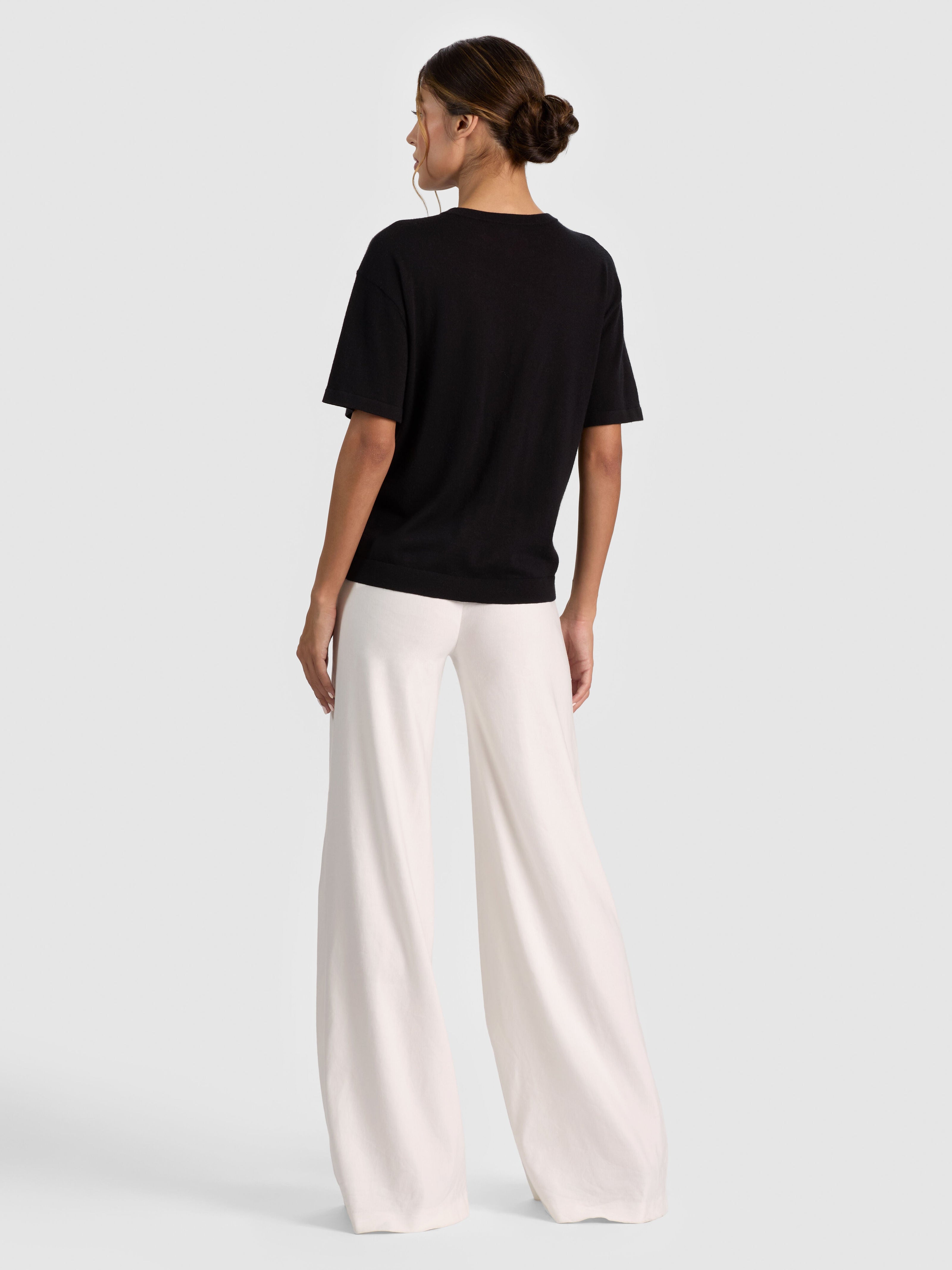 AMELIE CASHMERE KNIT TEE-ALICE + OLIVIA