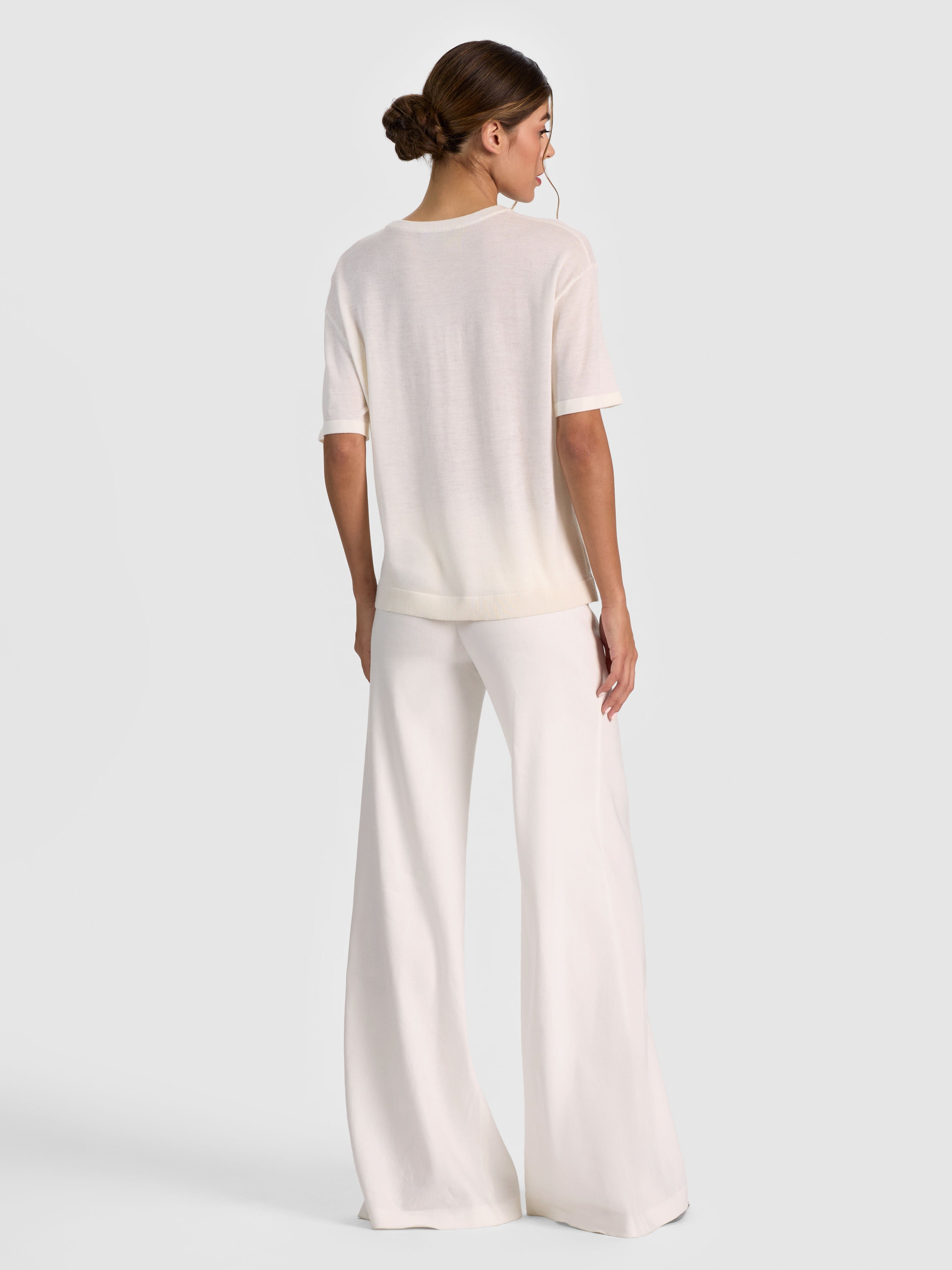 AMELIE CASHMERE KNIT TEE-ALICE + OLIVIA
