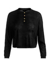 ALAINA CROPPED HENLEY-ALICE + OLIVIA