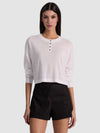 ALAINA CROPPED HENLEY-ALICE + OLIVIA