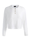 ALAINA CROPPED HENLEY-ALICE + OLIVIA