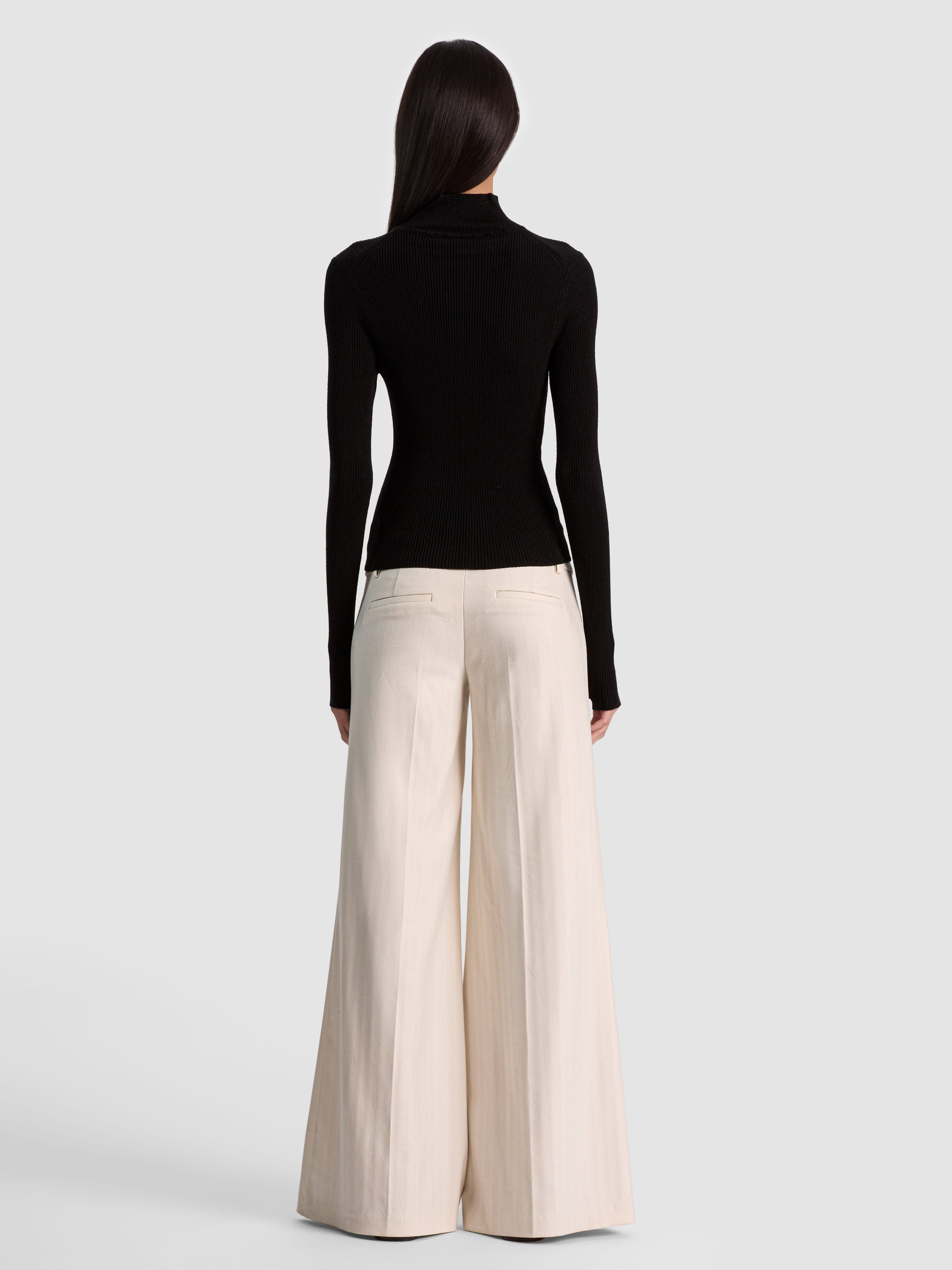 ROBERTA RIBBED TURTLENECK-ALICE + OLIVIA