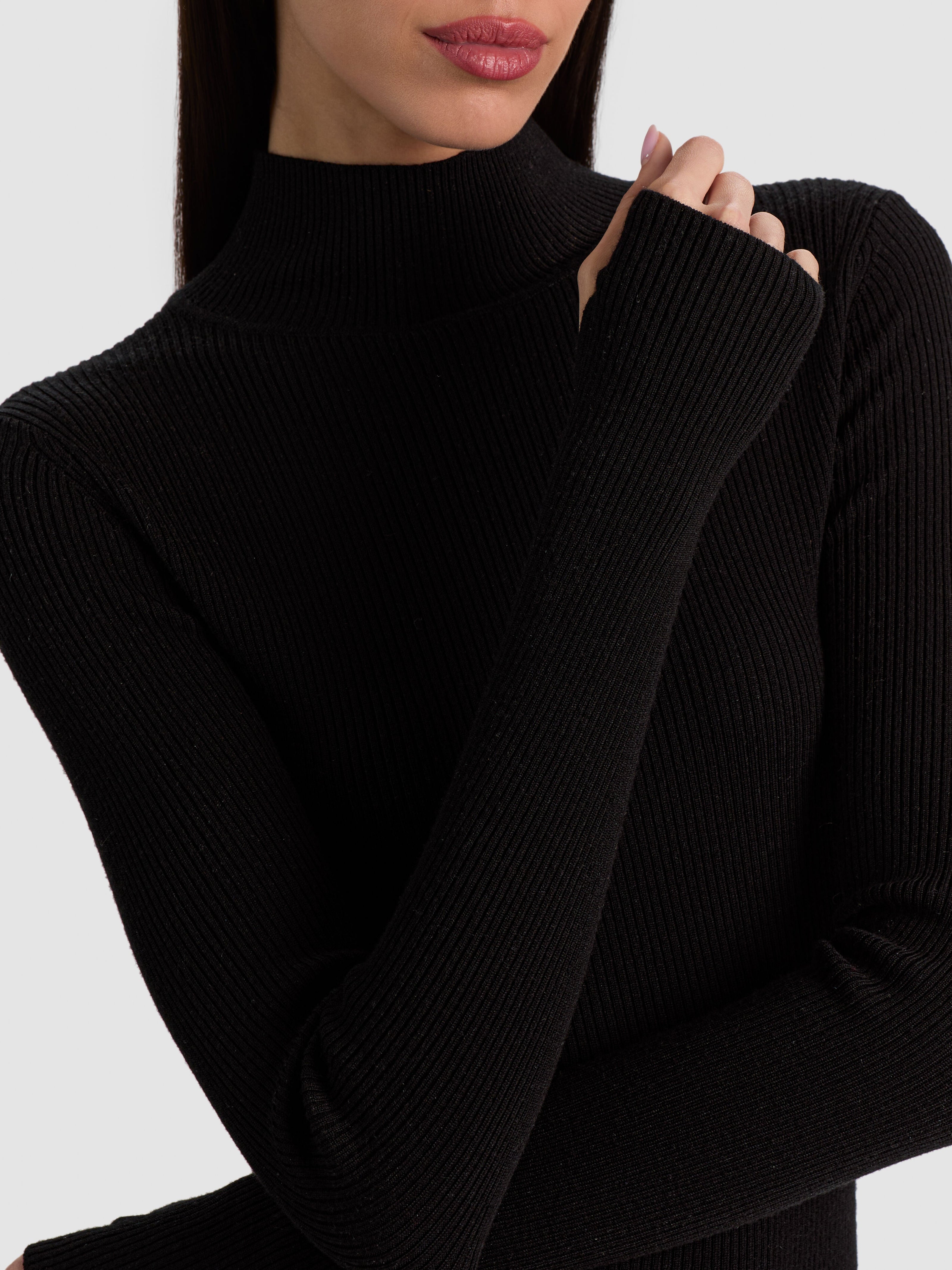 ROBERTA RIBBED TURTLENECK-ALICE + OLIVIA
