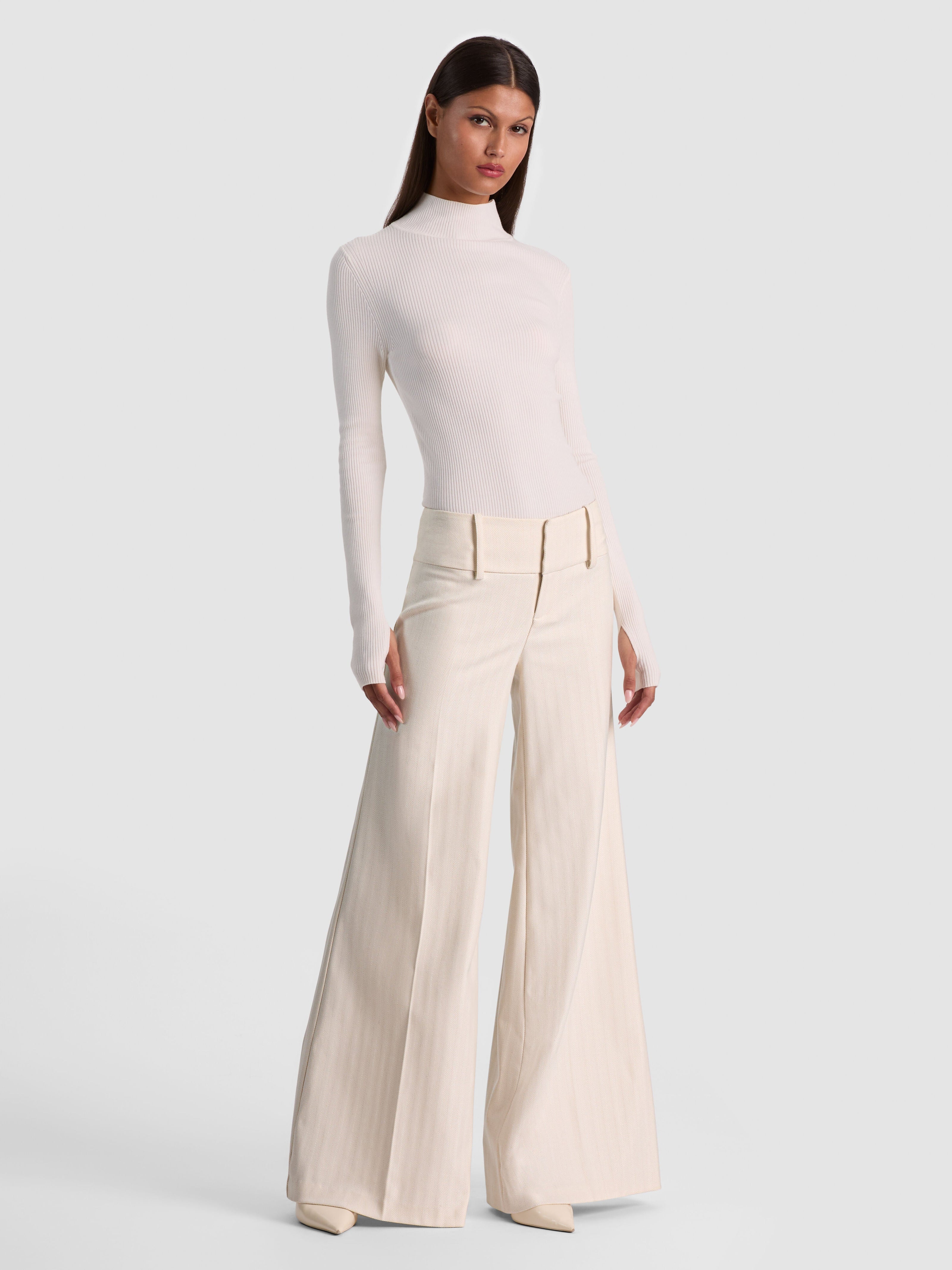 ROBERTA RIBBED TURTLENECK-ALICE + OLIVIA