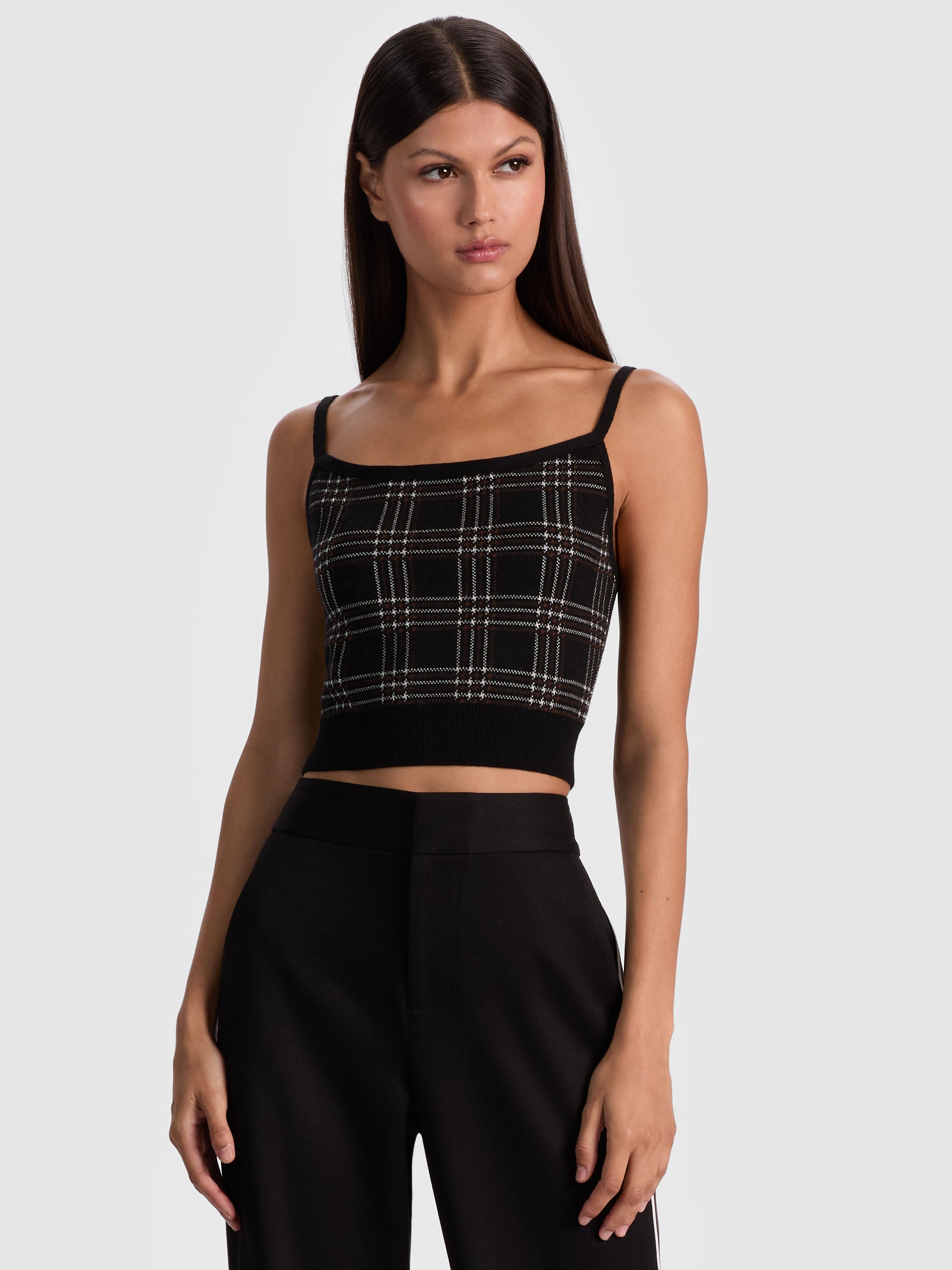 MAUDE PLAID BRALETTE