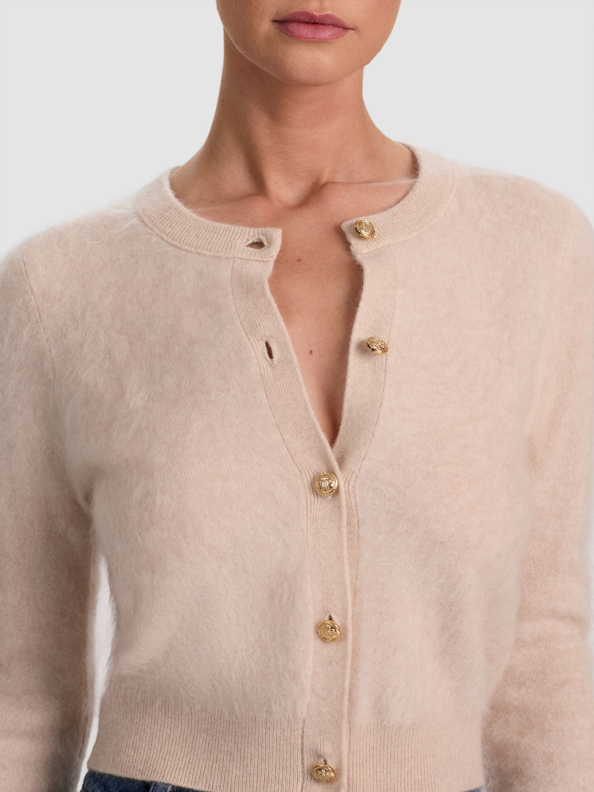 DOLLIE BRUSHED CASHMERE CARDIGAN-ALICE + OLIVIA