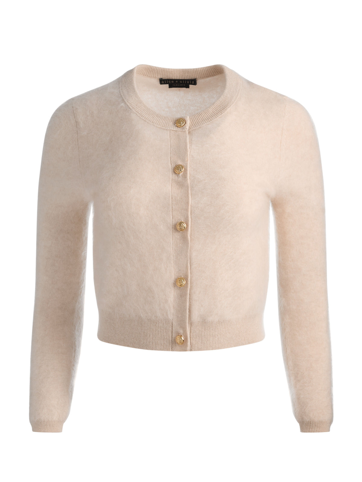 DOLLIE BRUSHED CASHMERE CARDIGAN-ALICE + OLIVIA