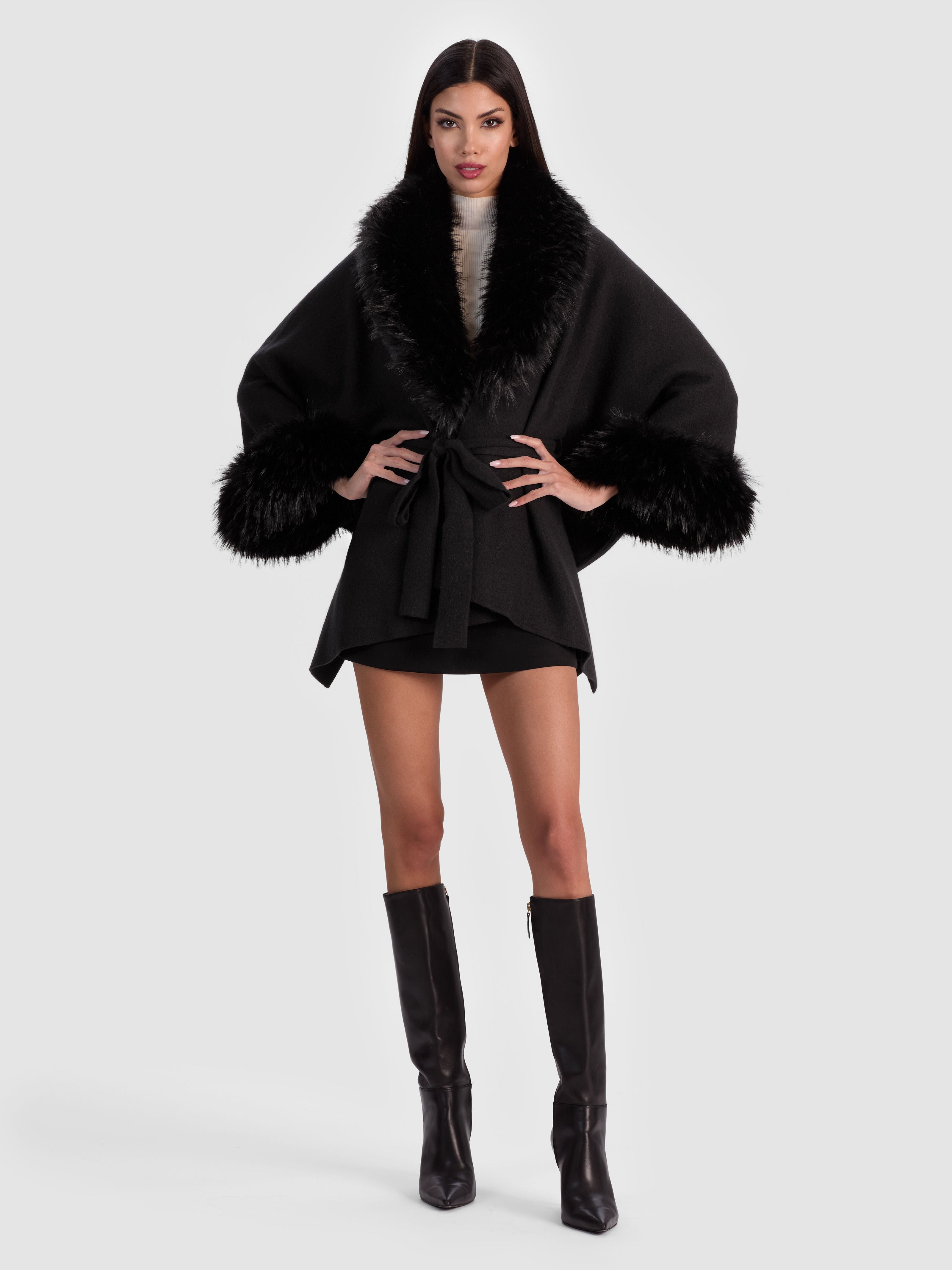 JOANNE SWEATER COAT-ALICE + OLIVIA