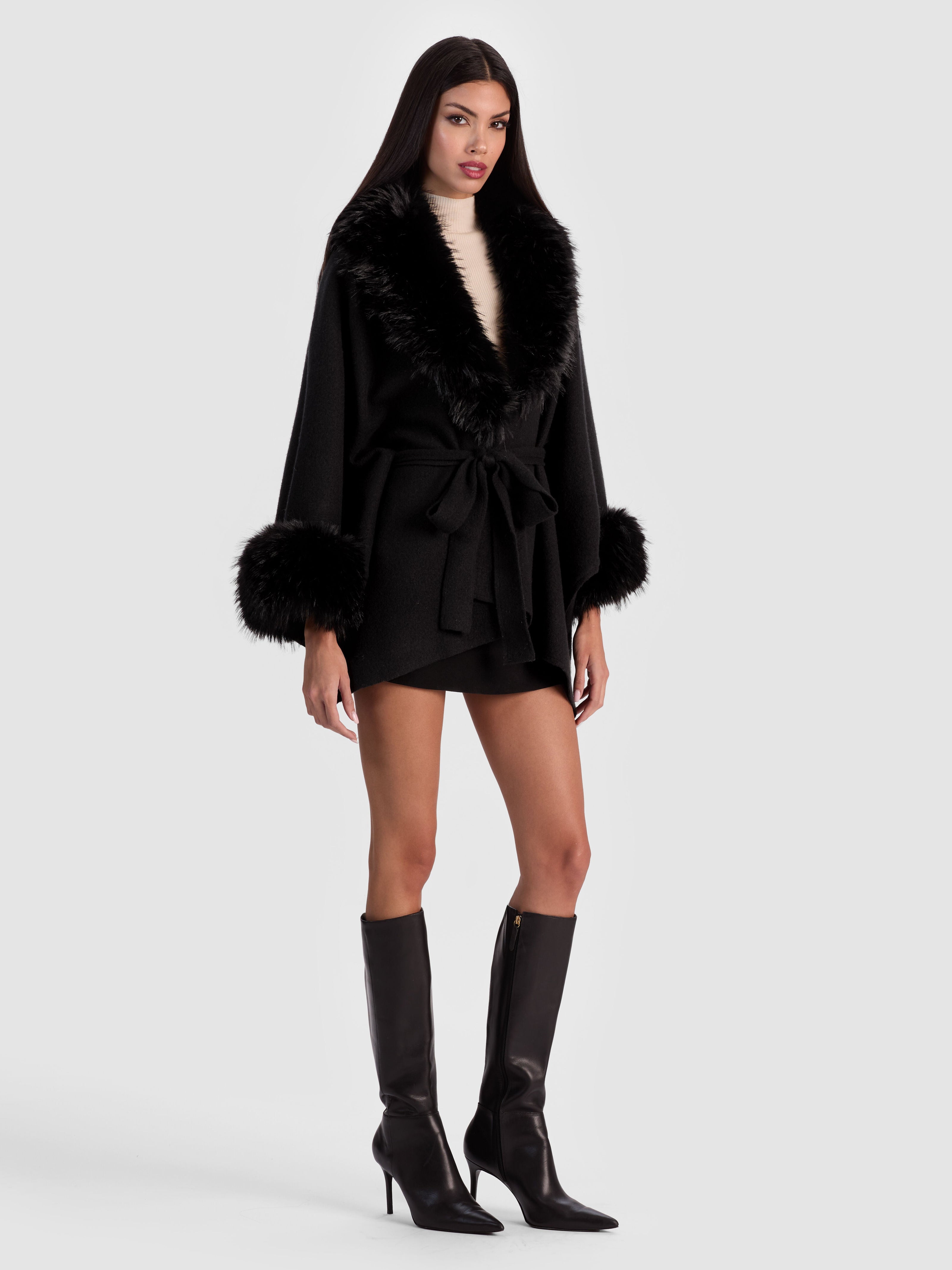 JOANNE SWEATER COAT-ALICE + OLIVIA
