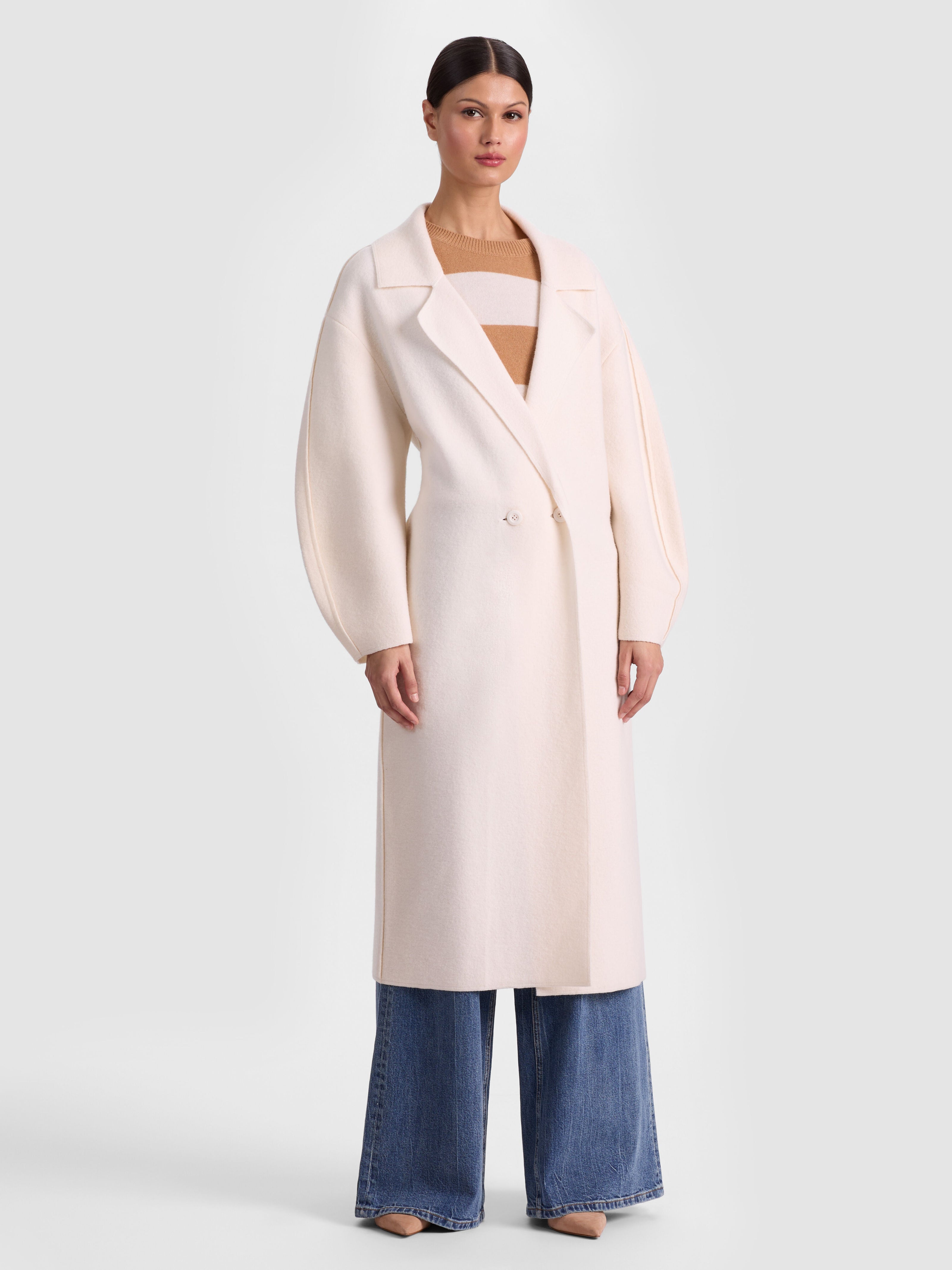 WAVERLY COCOON COAT-ALICE + OLIVIA