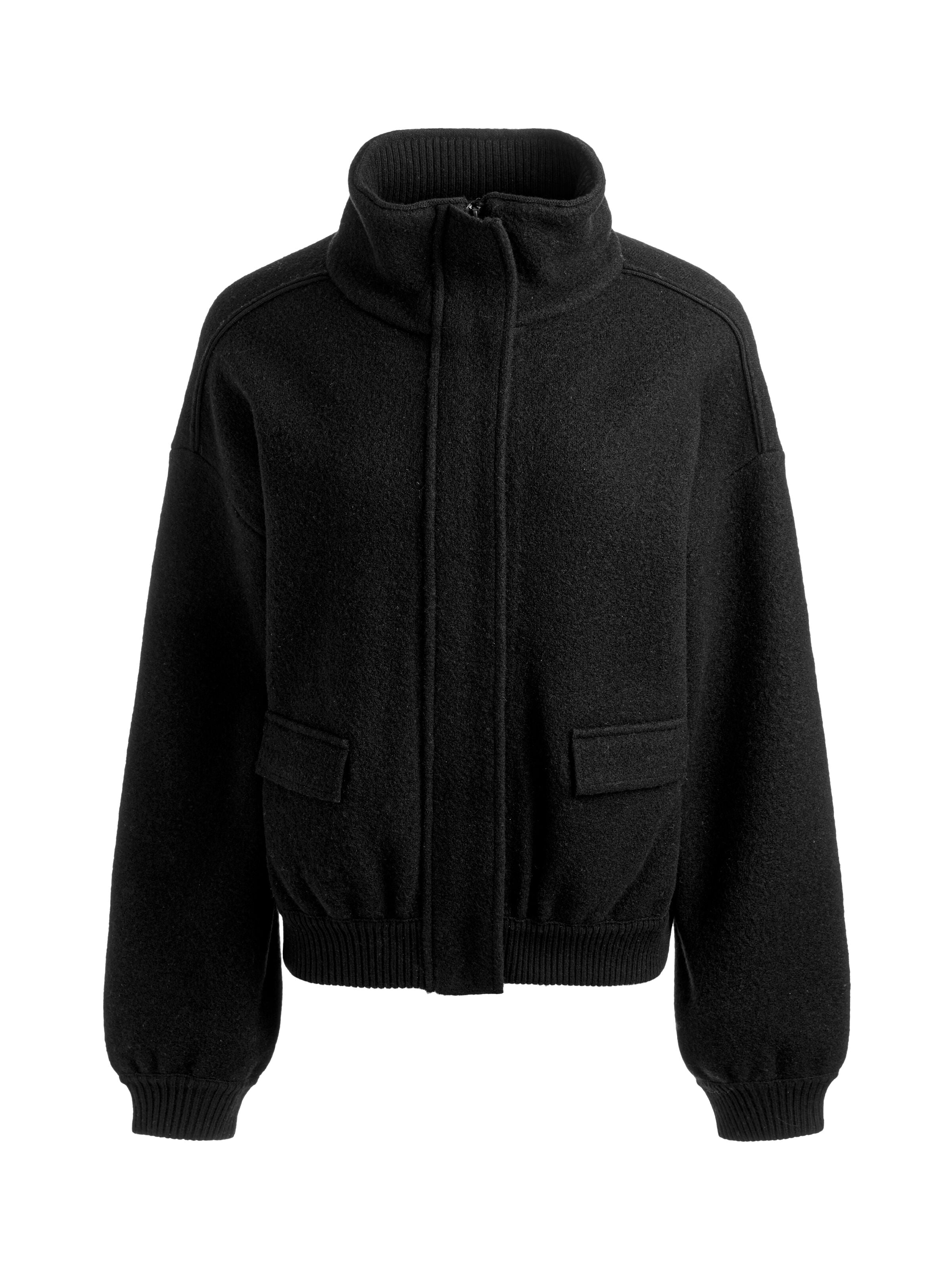 STUART SLOUCHY ZIP FRONT ANORAK-ALICE + OLIVIA