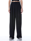 POMPEY HIGH WAISTED PLEATED PANTS-Black-ALICE + OLIVIA