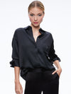 FINELY OVERSIZED BTN DWN SHIRT-ALICE + OLIVIA