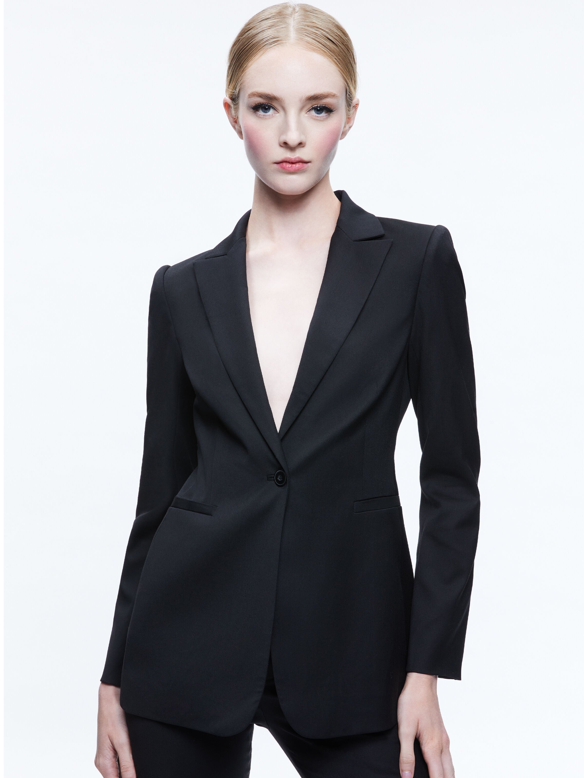BREANN FITTED BLAZER-ALICE + OLIVIA