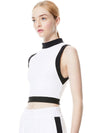 MORY COLORBLOCK CROP TOP-ALICE + OLIVIA