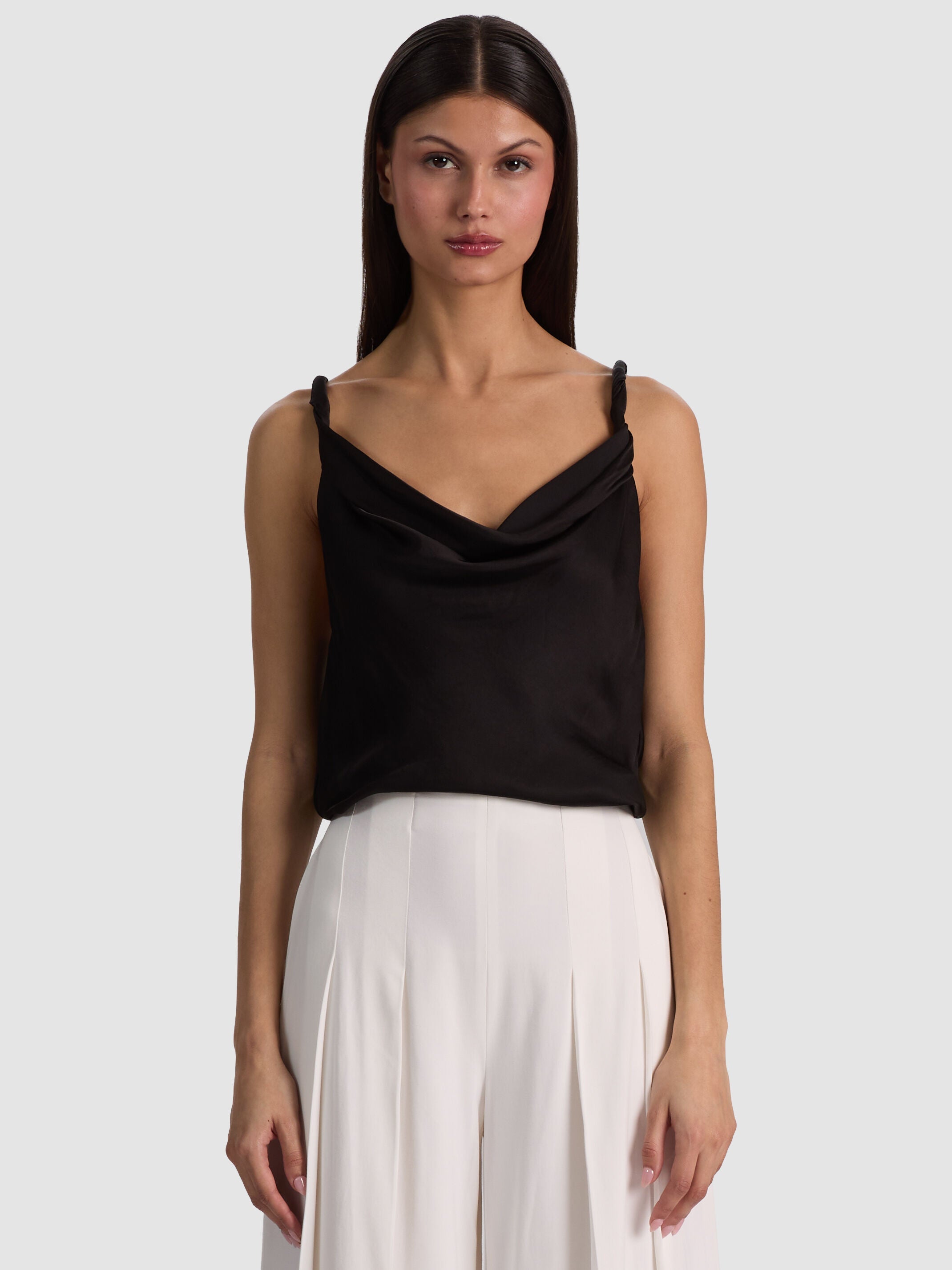 MONIQUE TWIST STRAP TANK-ALICE + OLIVIA