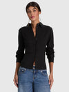AMELIA FITTED CUTAWAY BTN DWN W LACE UP BK-ALICE + OLIVIA